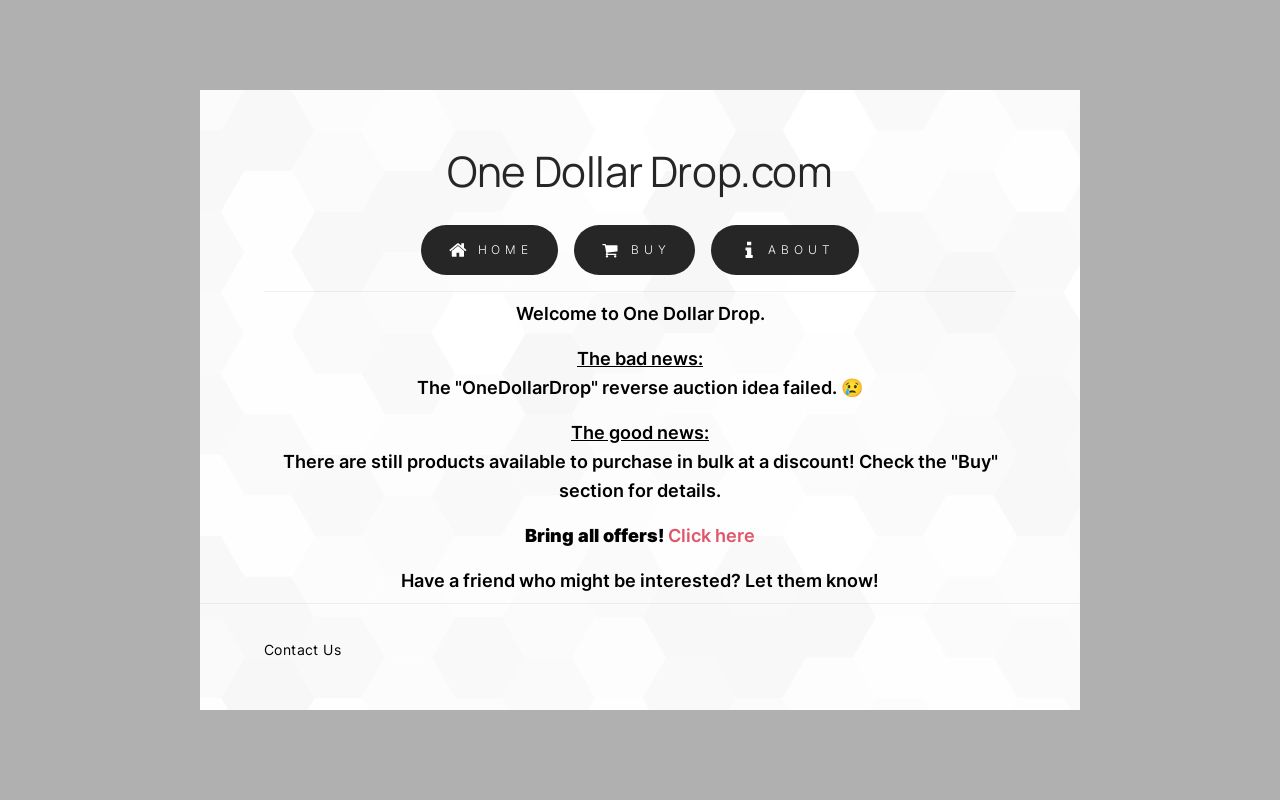 One Dollar Drop